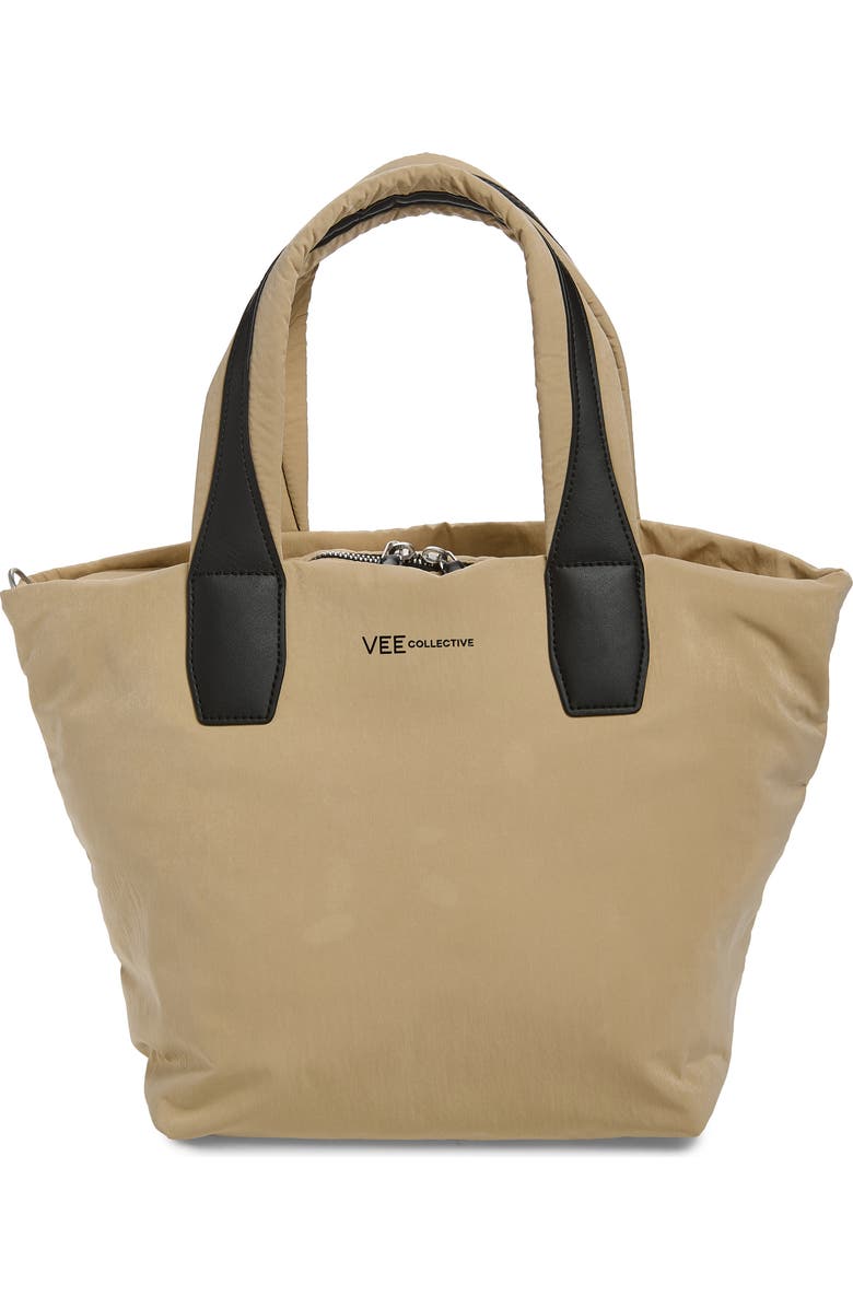 VeeCollective Small Essence Tote, Main, color, Beige Trench