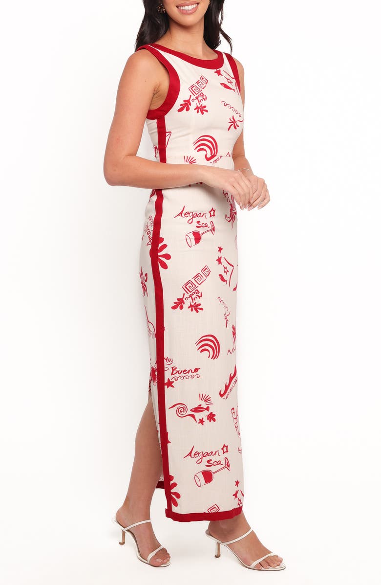 Petal & Pup Fiori Print Sleeveless Maxi Dress, Alternate, color, 