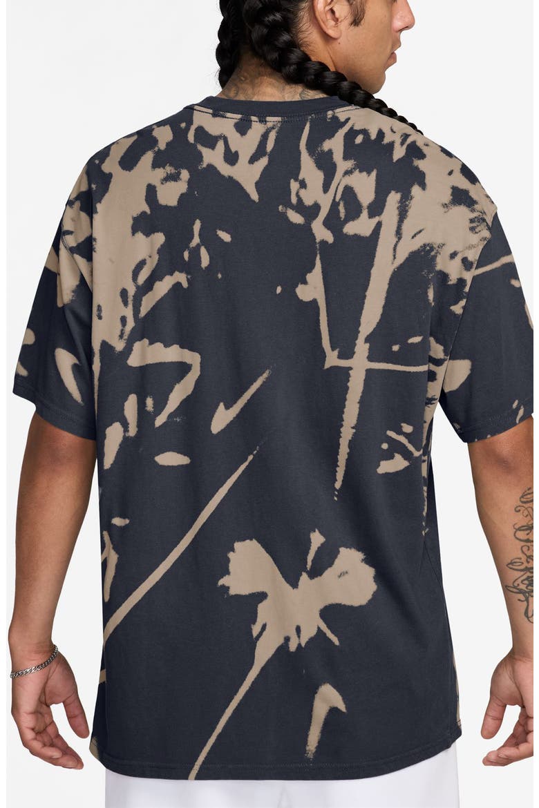 Sportswear Splash Dye Cotton T-Shirt, Alternate, color, DARK OBSIDIAN