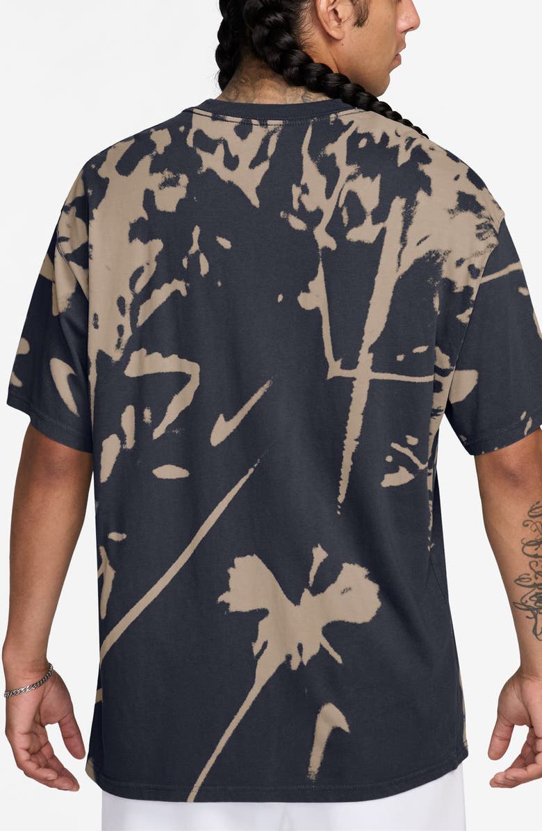 Nike Sportswear Splash Dye Cotton T-Shirt, Alternate, color, Dark Obsidian