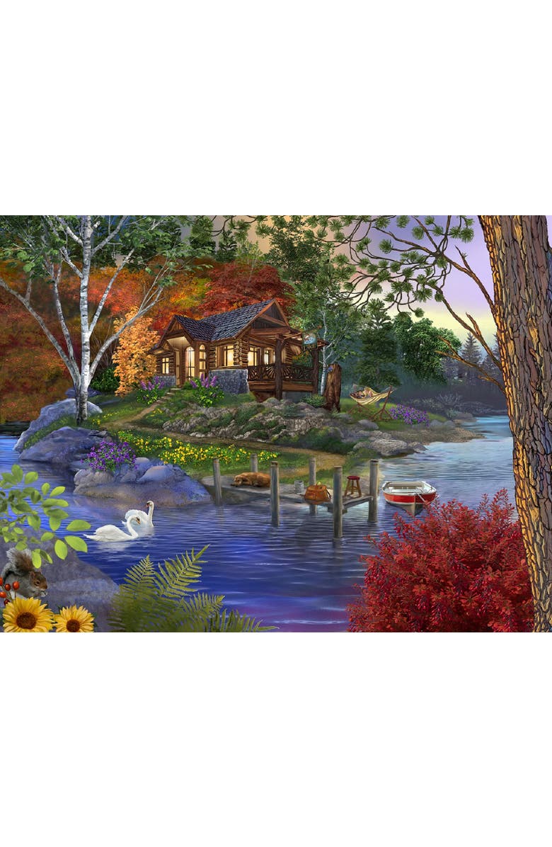 Sunsout Memory Lake 1000 piece Jigsaw Puzzle for Adults, Alternate, color, Multicolor