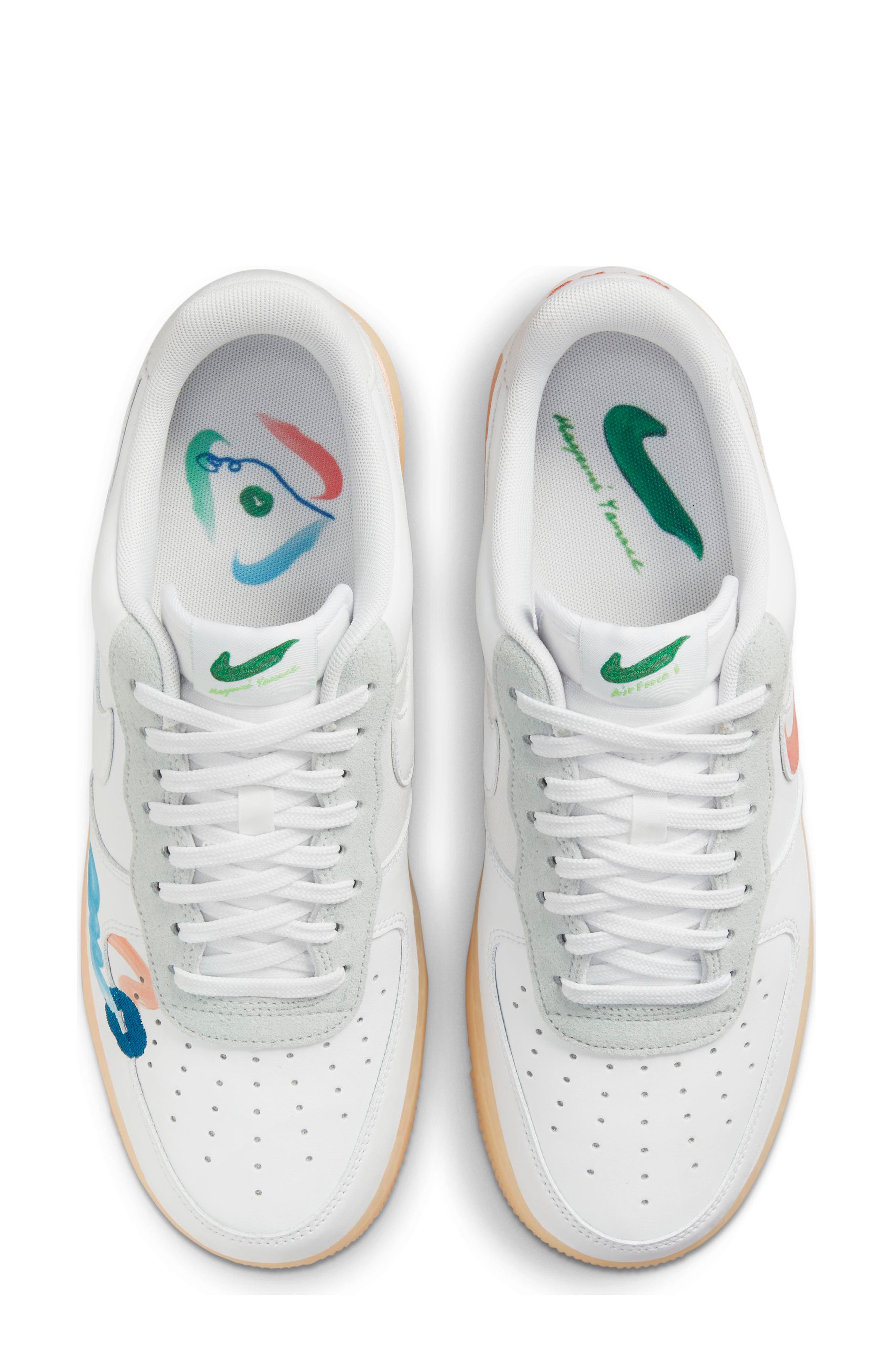 Nike x Mayumi Yamase Air Force 1 FlyLeather Sneaker, Alternate, color, 