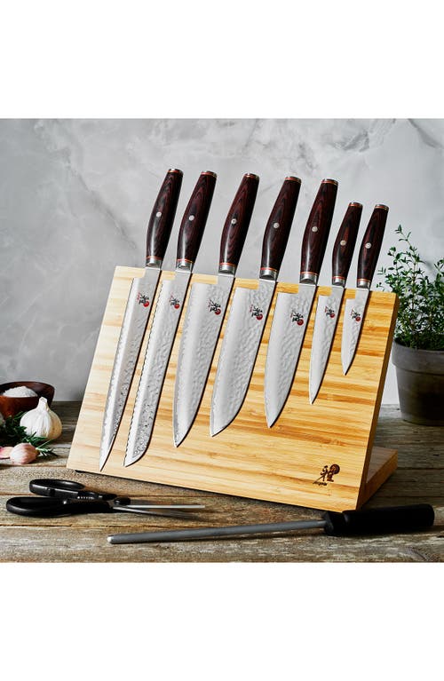 Miyabi 6000mct Artisan 10-piece Knife Block Set In Brown