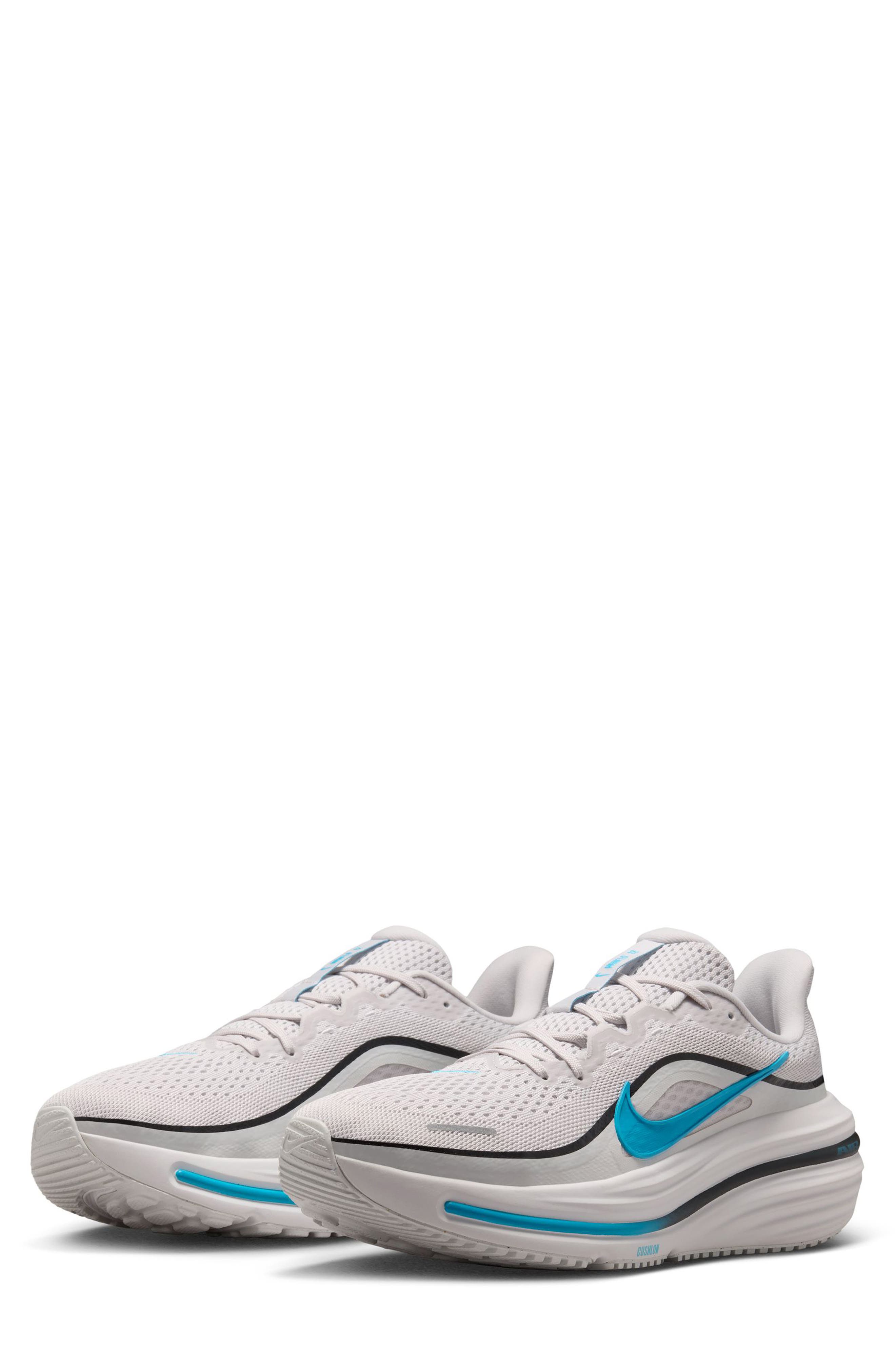 Air Winflo 12 Running Shoe, Main, color, VAST GREY/ LIGHT CURRENT BLUE