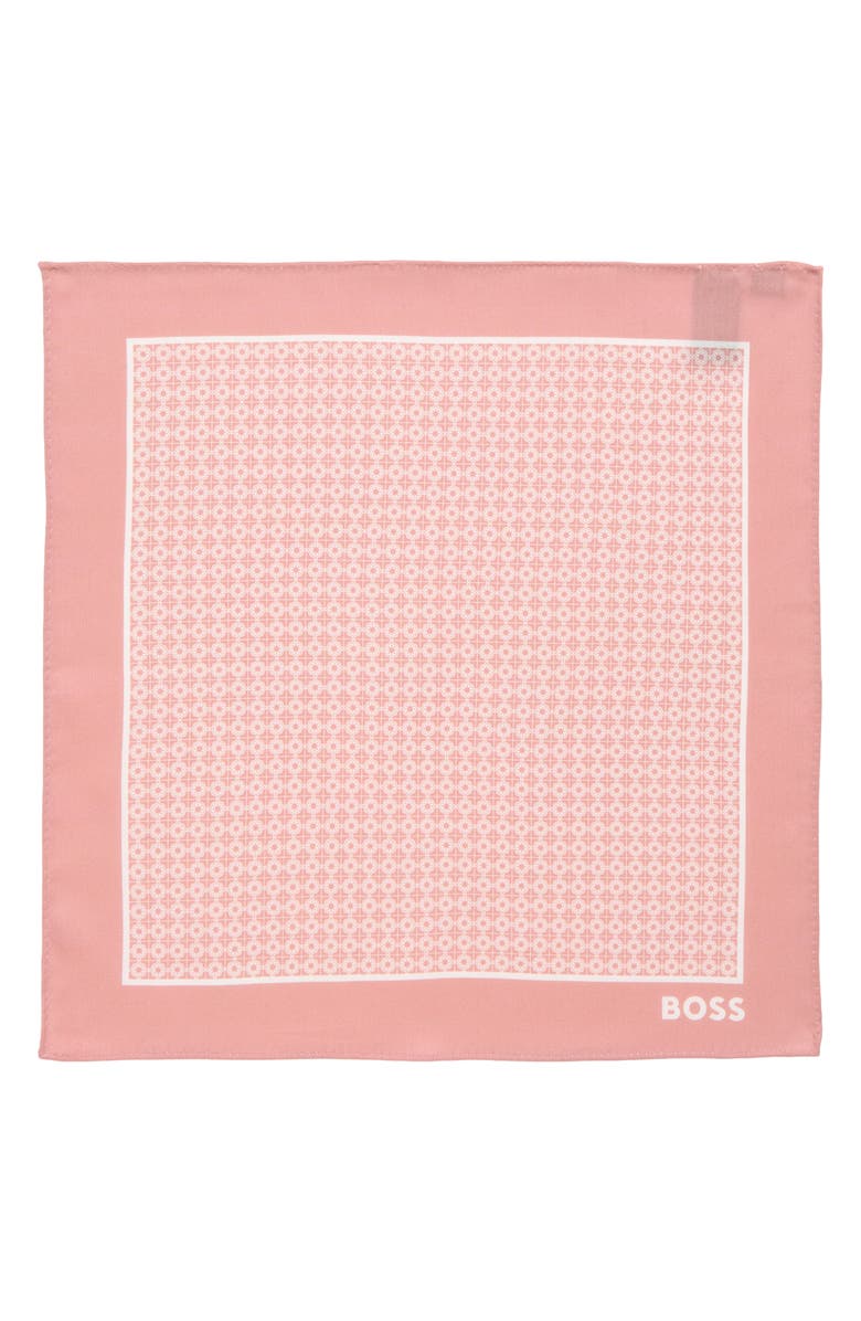 BOSS Pocket Square, Alternate, color, Light/ Pastel Pink