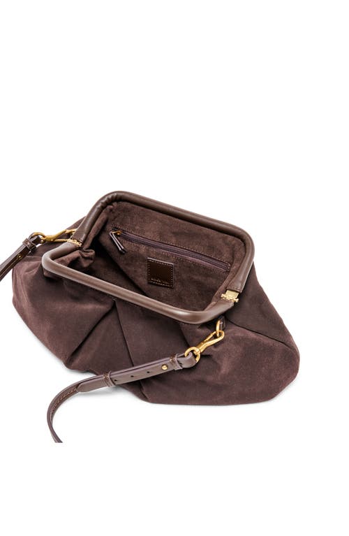 Dolce Vita Sahara Frame Clutch In Brown