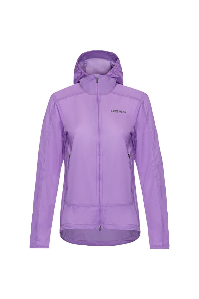 Fernflow Hooded Windbreaker - Women's, Main, color, Scrub Purple