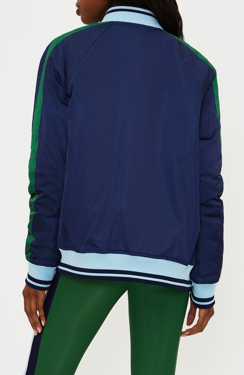 Beach Riot Flight Jacket, Alternate, color, Ivy Colorblock
