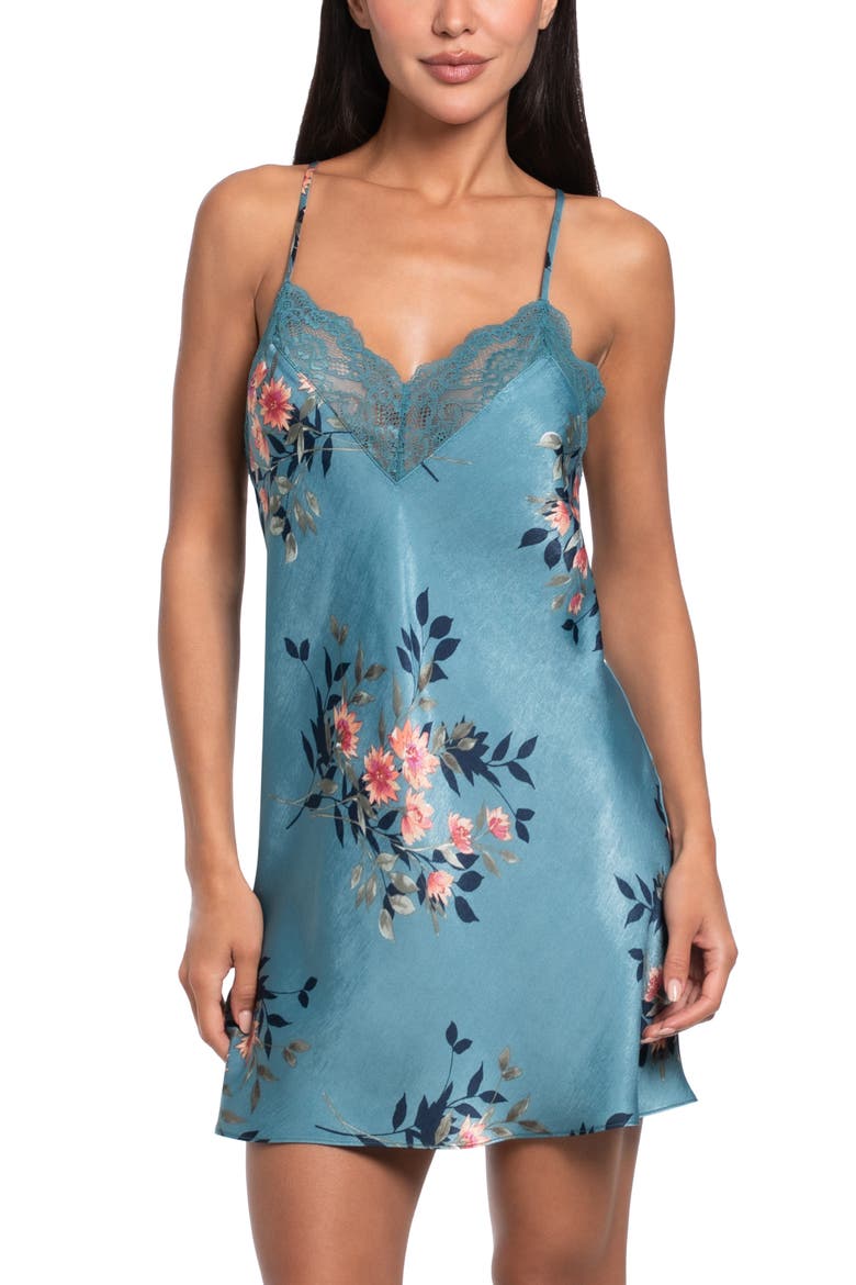 Carlie Chemise, Main, color, CARIBBEAN BLUE