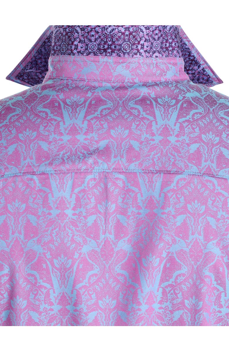 Robert Graham Big & Tall Highland Tonal Sport Shirt, Alternate, color, 