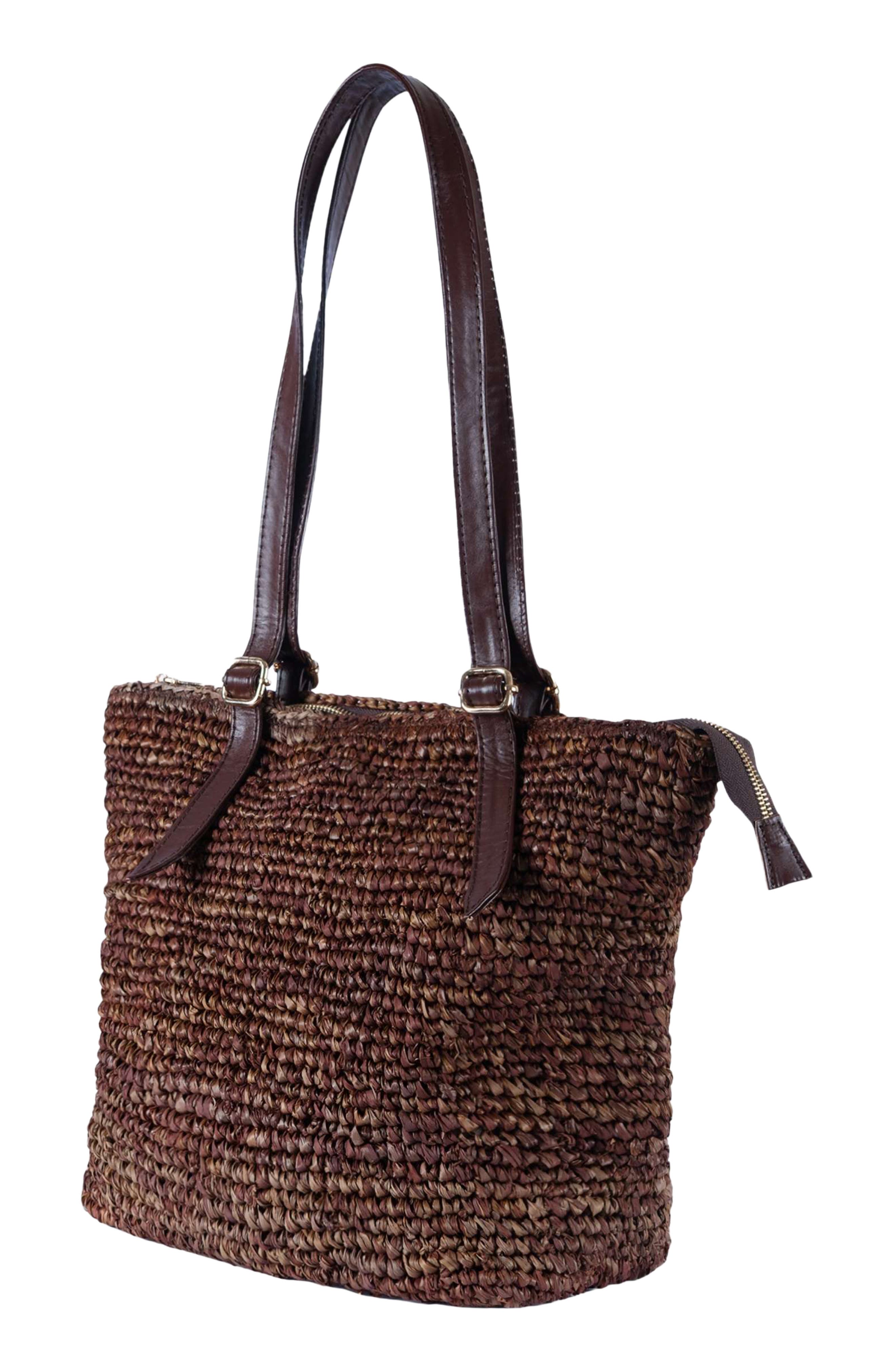 Jelavu Carmela Raffia Tote, Alternate, color, 