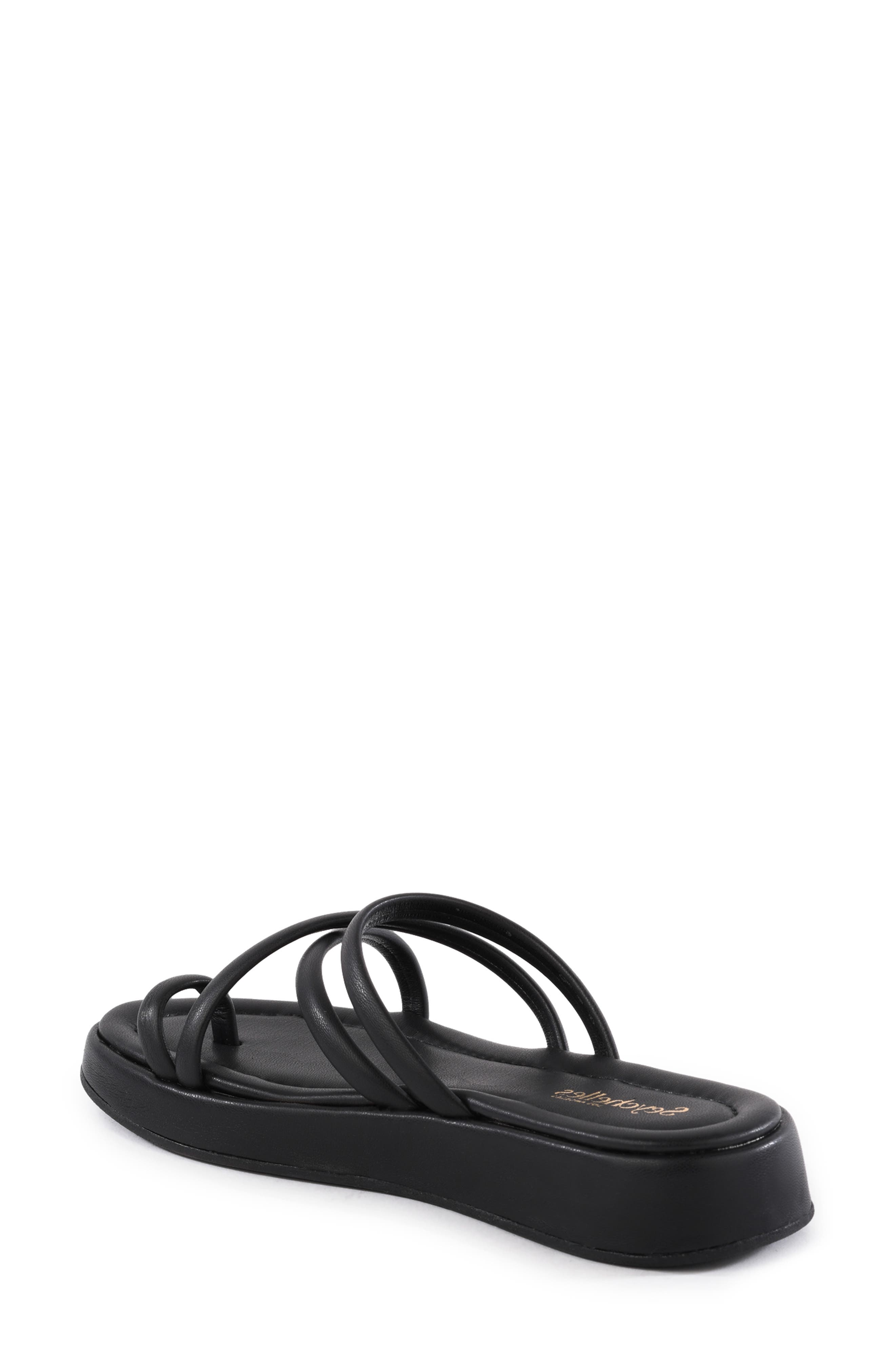 Seychelles Rule the World Platform Wedge Slide Sandal, Alternate, color, Black