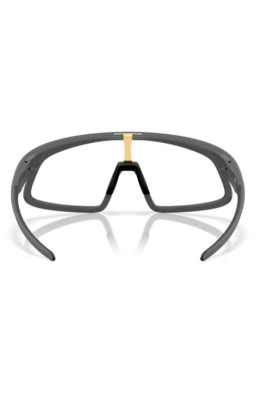 Oakley Rslv 149mm Prizm™ Polarized Shield Sunglasses In Grey Jeans