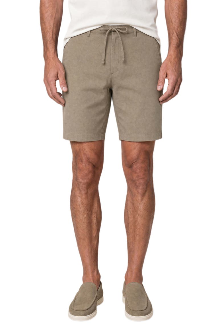 Stewart Stretch Linen Blend Convertible Drawstring Short, Main, color, Stone