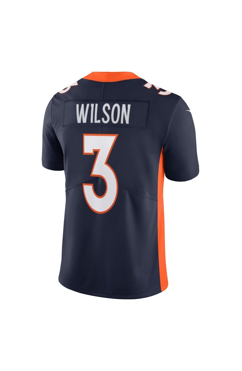 Nike Men's Nike Russell Wilson Navy Denver Broncos Alternate Vapor Limited Jersey, Alternate, color,