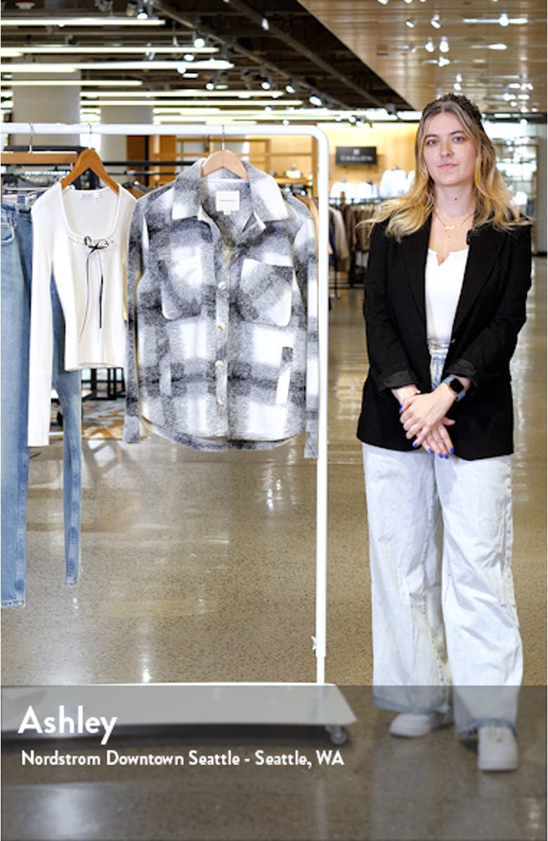 Plaid Fleece Shacket, sales video thumbnail