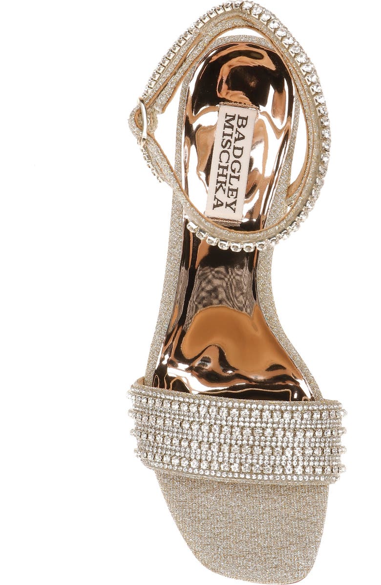 Badgley Mischka Collection Becca Sandal, Alternate, color, Platino