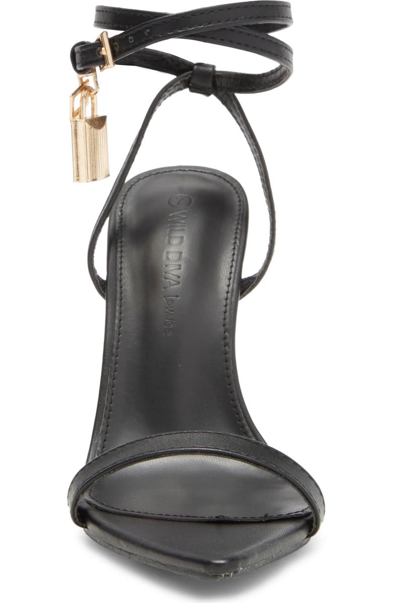 WILD DIVA LOUNGE Hattie Ankle Wrap Sandal, Alternate, color,