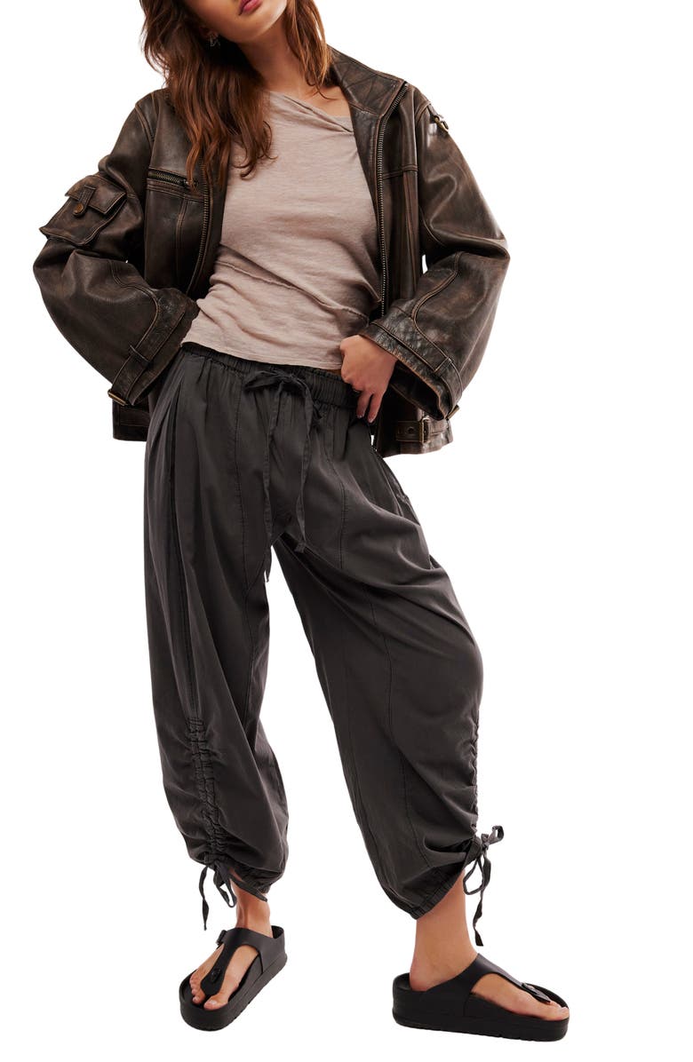 Free People Hadley Poplin Pants, Alternate, color, 