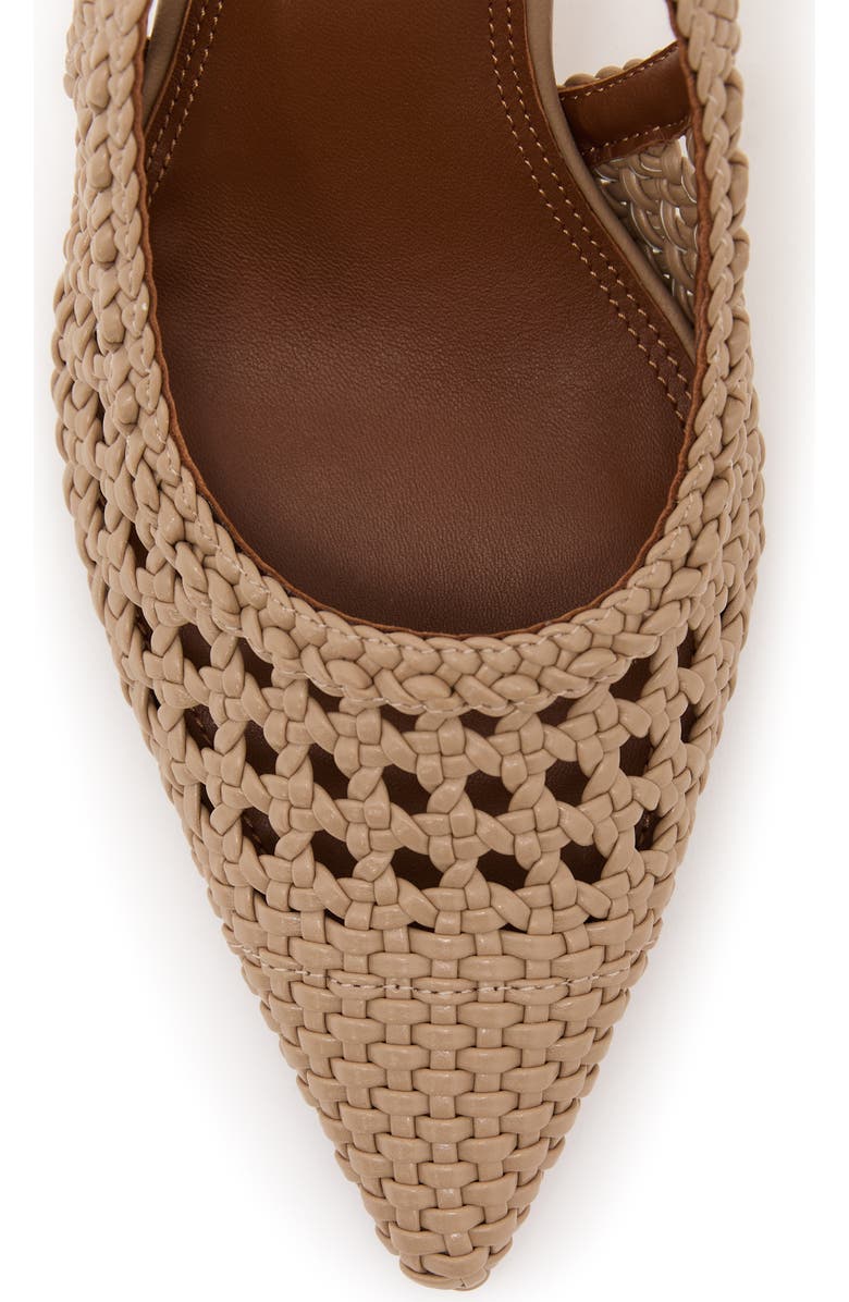 Reiss Lena Slingback Pointed Cap Toe Pump, Alternate, color, Taupe