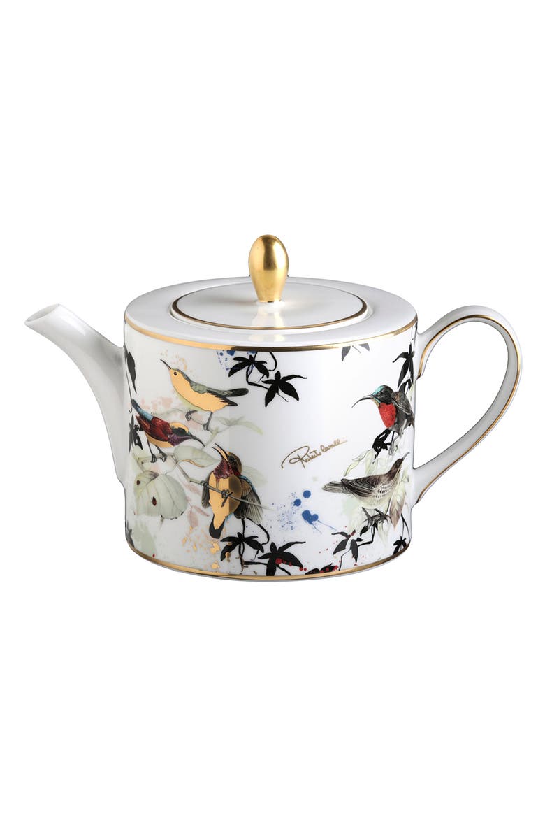 Classic Tea and Coffee Pot, Main, color, Garden's Birds