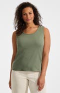 Lands' End Cotton Tank Top