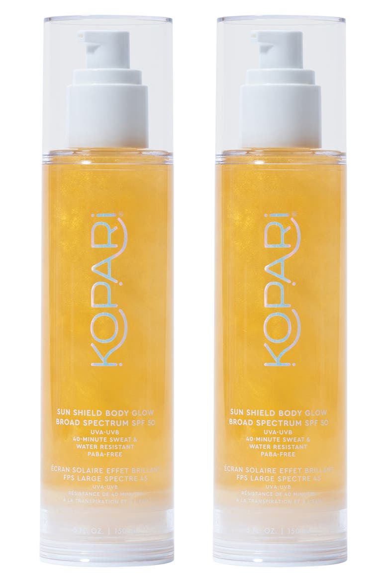 Sun Shield Body Glow - SPF 50 Duo Set $78 Value, Main, color, NO COLOR