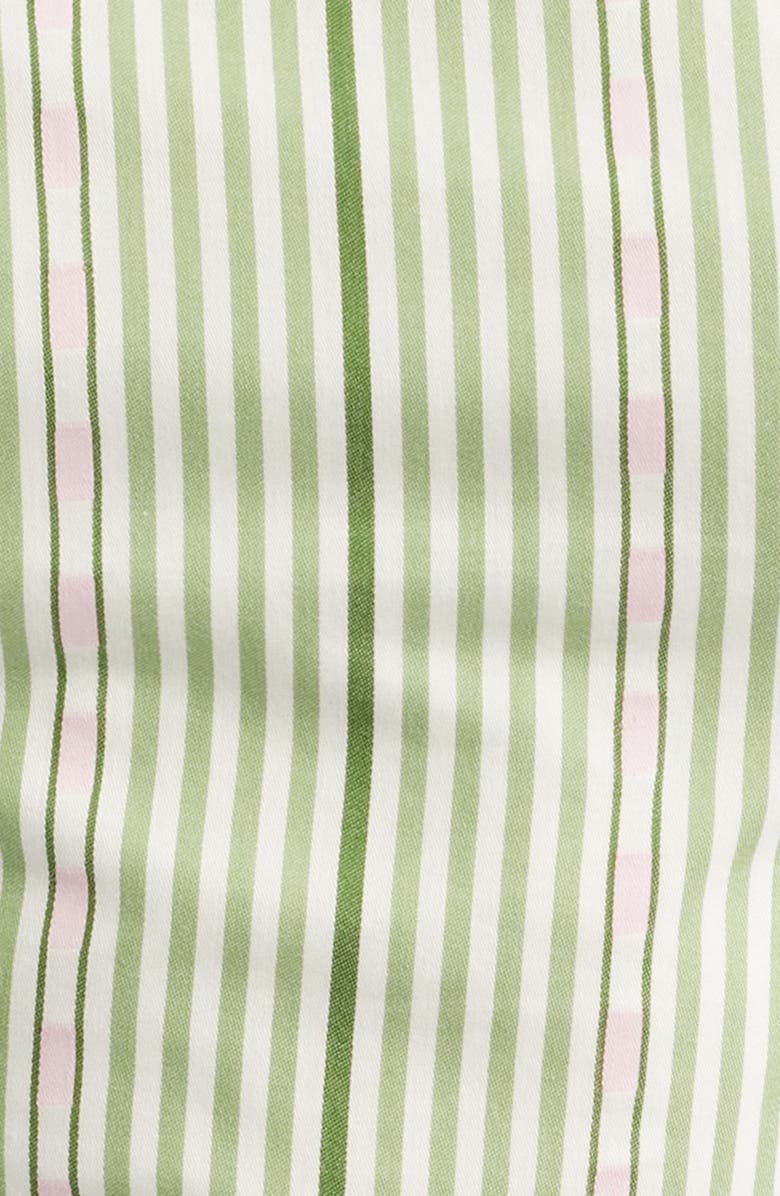 Hill House Home Miranda Stripe Crop Top, Alternate, color, Green Jacquard Stripe