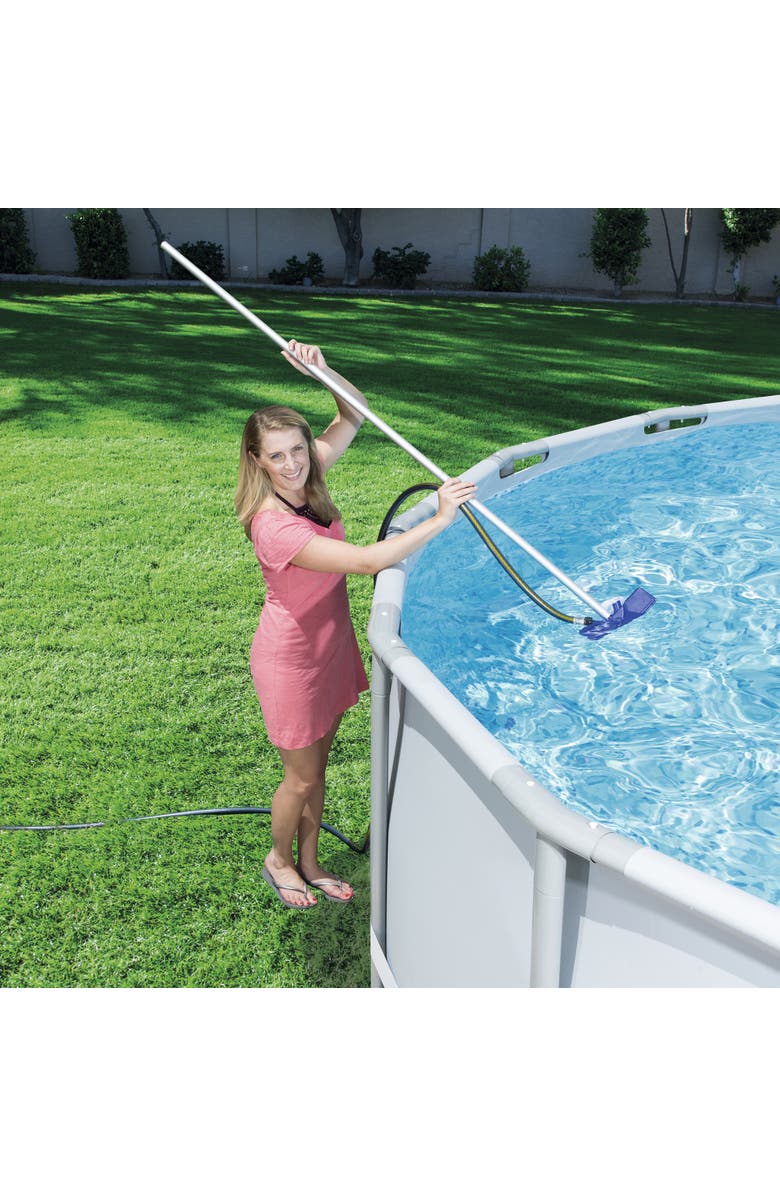 Flowclear Bestway Flowclear Above Ground Pool Maintenance Kit | Features Vacuum and Leaf Skimmer Heads, Alternate, color, 