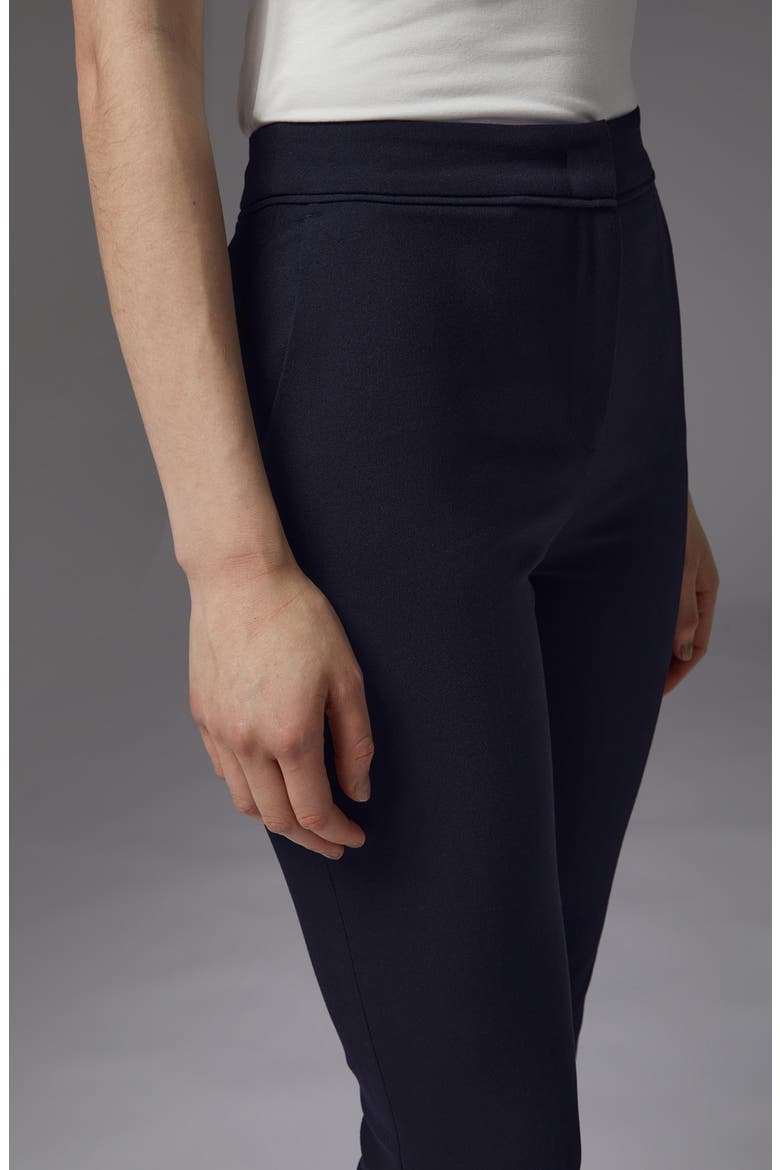 Wiley Crepe Slim Fit Pants, Alternate, color, BLUE NAVY