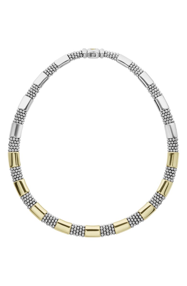 LAGOS Signature Caviar High Bar Rope Collar Necklace, Main, color, 