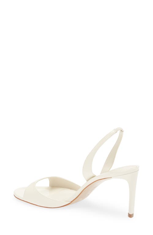 Schutz Scarlett Mid Slingback Sandal In White