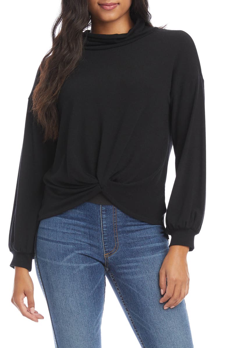 Karen Kane Twist Front Sweater, Main, color, 
