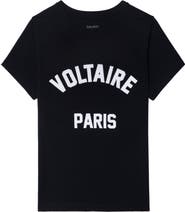 Zadig & Voltaire Alys Voltaire Paris Cotton Graphic T-Shirt