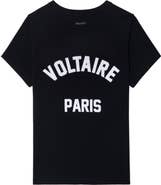 Zadig & Voltaire Alys Voltaire Paris Cotton Graphic T-Shirt