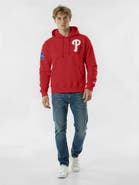 Champion Men's Champion  Red Philadelphia Phillies Reverse Weave Chenille Hoodie