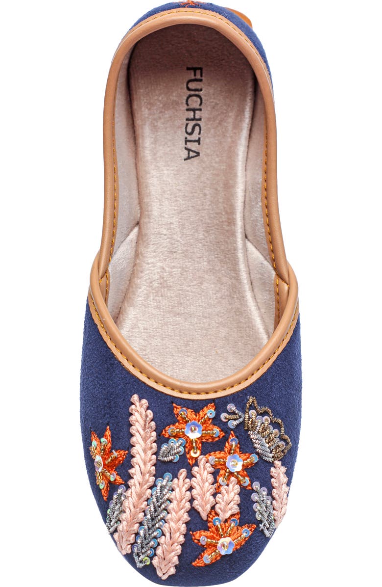 FUCHSIA Paris Embroidered Jutti Flat, Alternate, color,