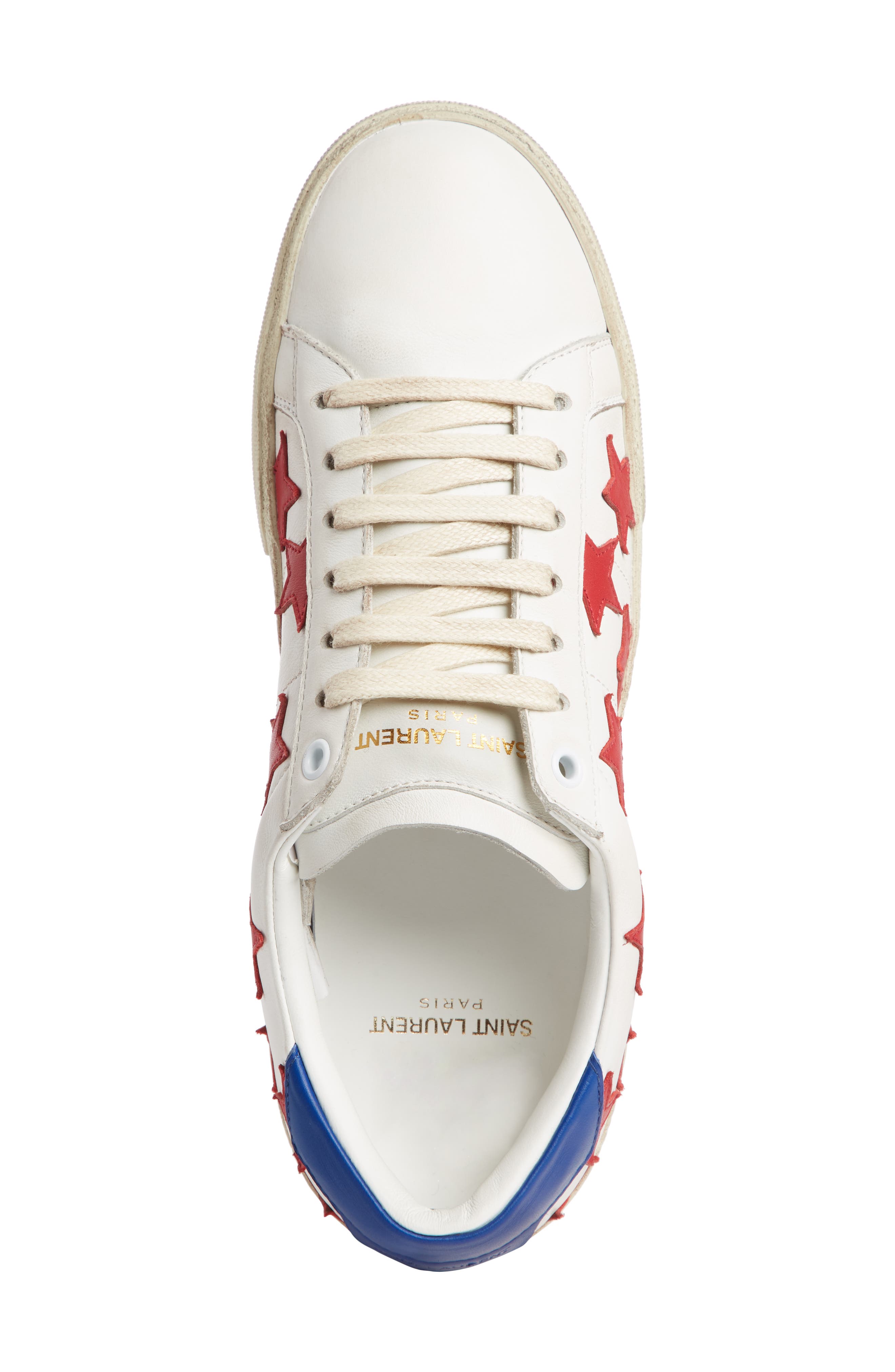 Saint Laurent Classic Court Sneaker, Alternate, color, 