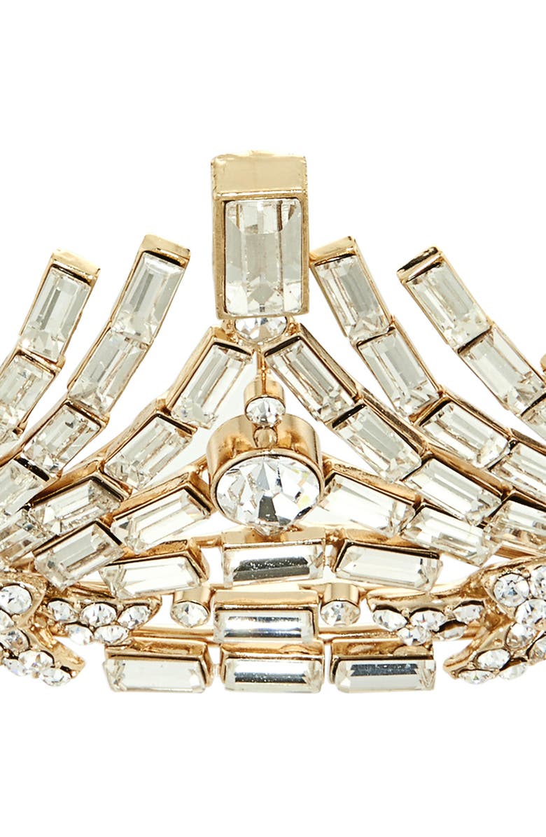Brides
Hairpins Crystal Tiara, Alternate, color, Gold