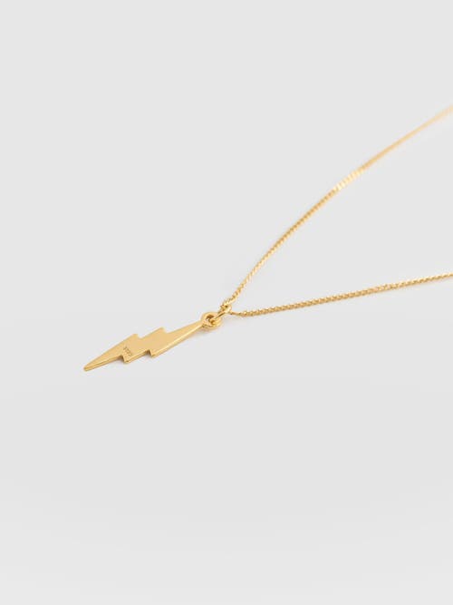 Saint + Sofia Lightning Necklace In Gold