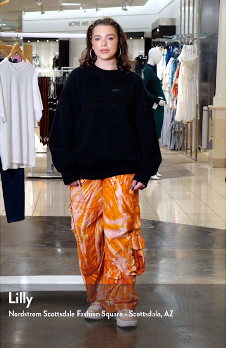 AMG Patch Cotton Blend Sweatshirt, sales video thumbnail