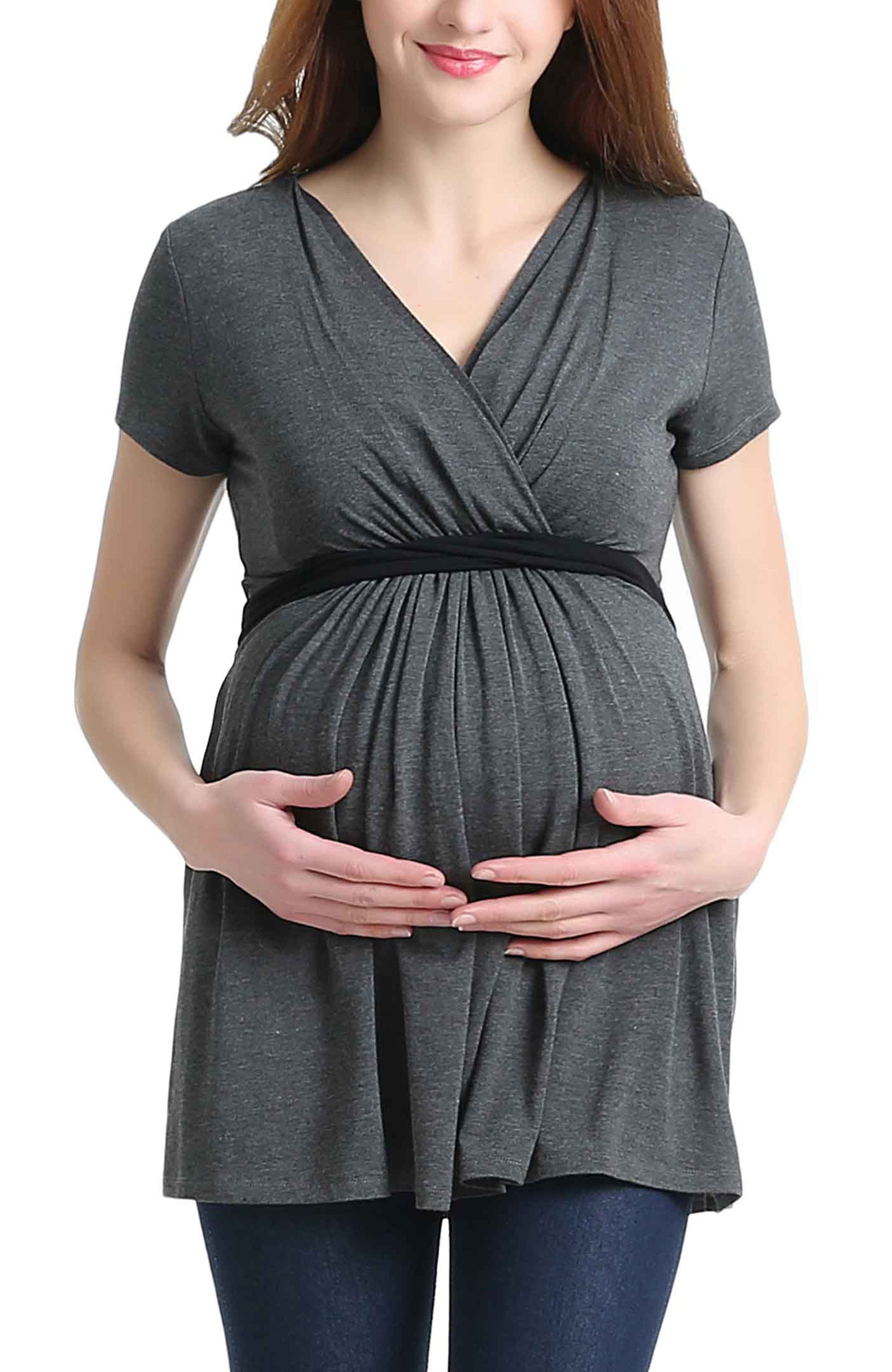 Maternity Nursing Colorblock Tunic Top - image 3