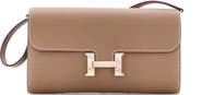 Pre-Owned Hermes Constance To Go Wallet Epsom
