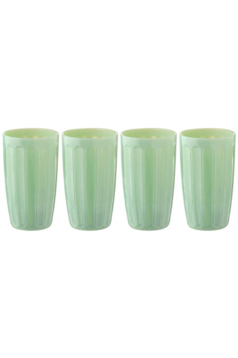 Henan Glass Soft Drink Tumbler 12 oz Set of 4