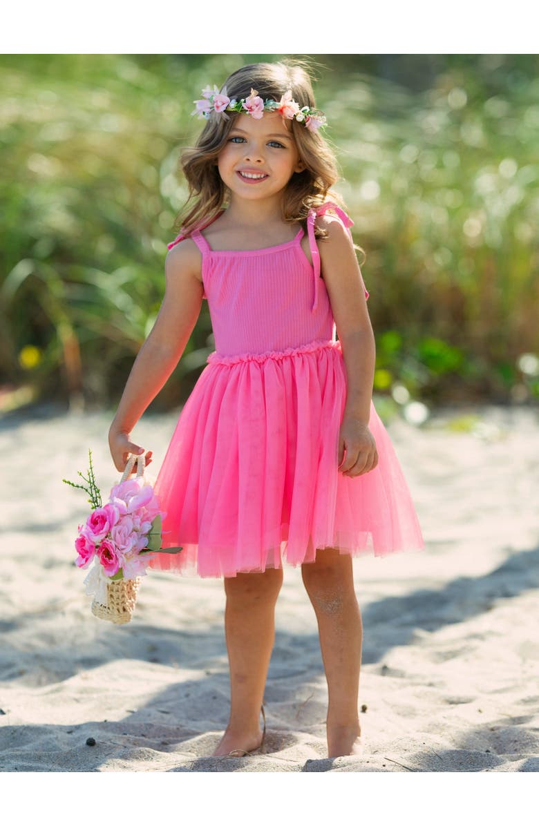 Mia Belle Girls Girls Pink Paradise Everyday Tutu Dress, Alternate, color, 