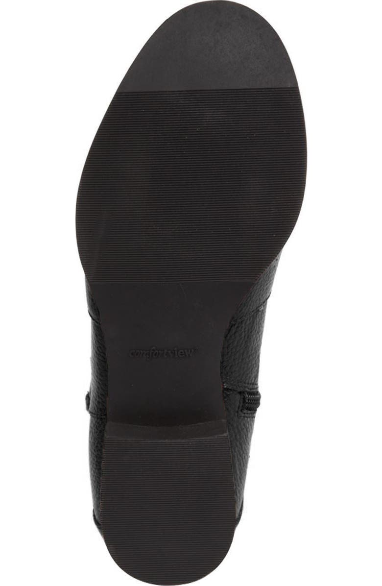 Comfortview The Janis Tall Regular Calf Leather Boot, Alternate, color, Black
