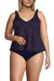 Cloud Blue/Navy Ditsy Lilies