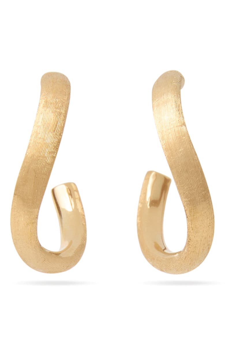 Marco Bicego Jaipur Collection Hoop Earrings, Main, color, Yellow Gold
