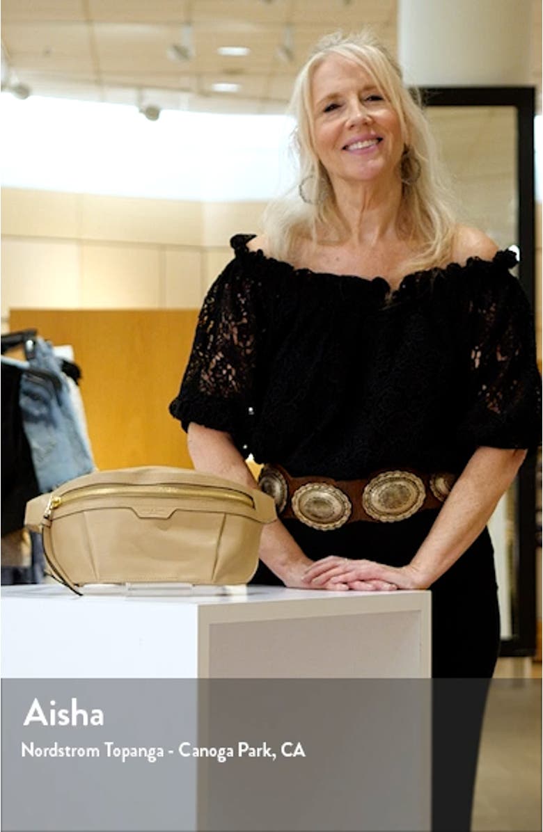 Commuter Leather Belt Bag, sales video thumbnail