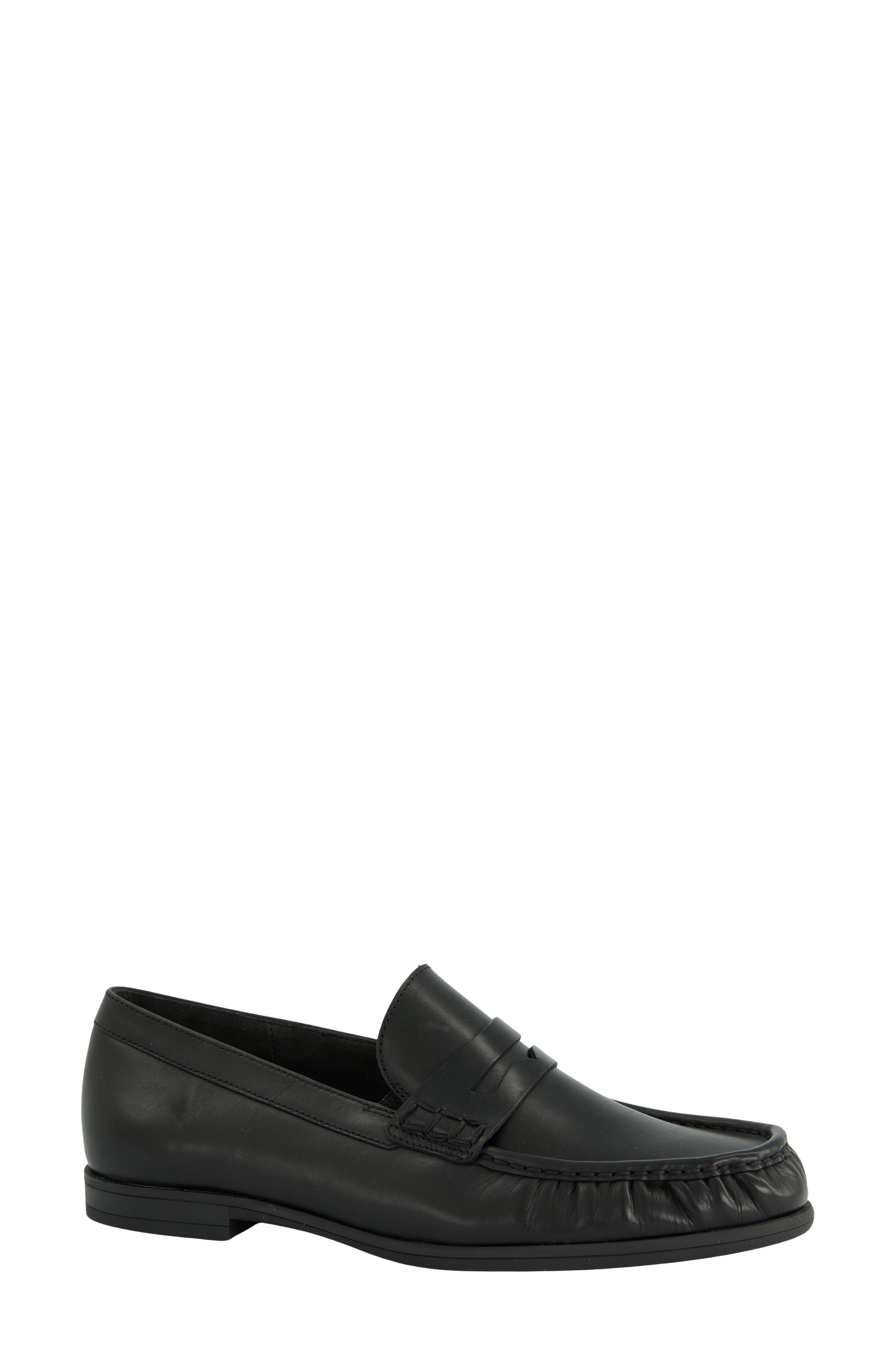 Ferris Loafer, Main, color, BLACK LEATHER